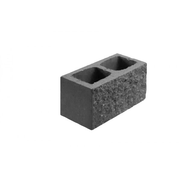 Камень бетонный столбовой лицевой 1КБСЛ-ЦП-1-к, серый