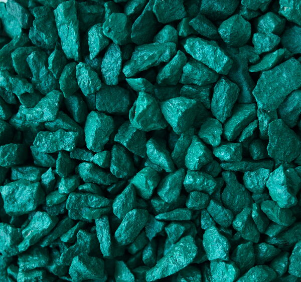 Щебень декоративный Гранитный 5-10мм (20 кг, зеленый)