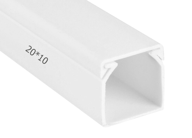 Кабель-канал 20*10 с двойным замком ЕТР Кабель-канал 20*10 с двойным замком ЕТР