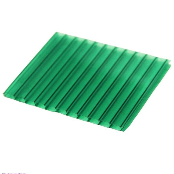 Сотовый поликарбонат "Зеленый" 4мм