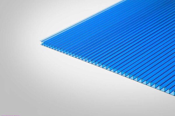 Сотовый поликарбонат "Синий" 4 мм
