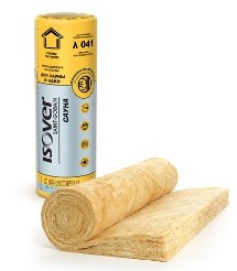 Утеплитель ISOVER Сауна - 50/Y/C, 50х1200х12500 мм (15 м2) Утеплитель ISOVER Сауна - 50/Y/C, 50х1200х12500 мм (15 м2)